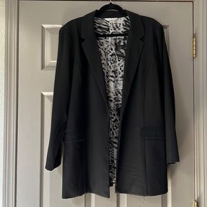 Christopher & Banks blazer, size large, black. Pet and smoke free home.